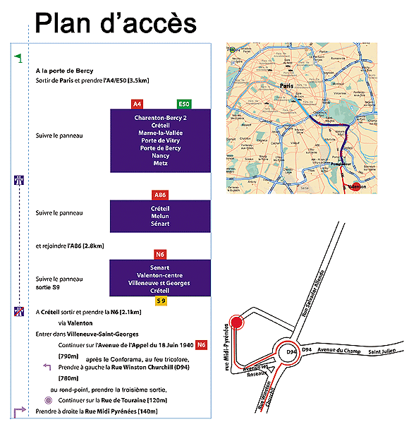 Plan d'acc�s